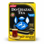 چای معطر سیلان AKBAR مدل DO GHAZAL وزن ۵۰۰ گرم