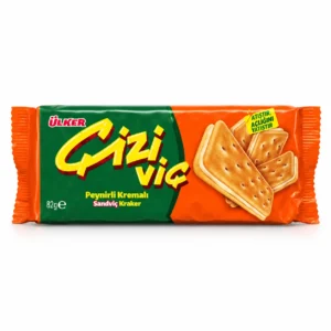 کراکر ساندویچی پنیری Ülker مدل Çizi Viç وزن ۸۲ گرم