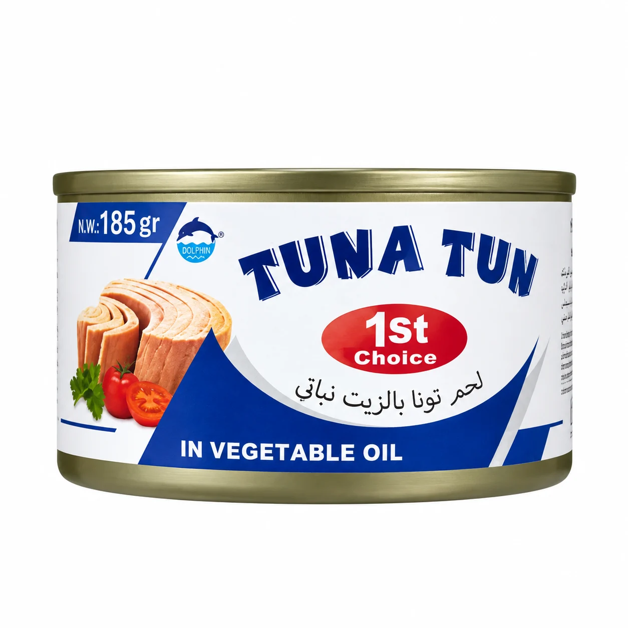 کنسرو تن ماهی TUNA TUN مدل 1st Choice وزن ۱۸۵ گرم