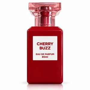 ادو پرفیوم Fragrance World مدل CHERRY BUZZ حجم ۸۰ میلی‌لیتر