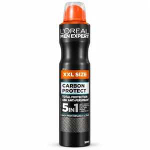 اسپری ضدتعریق مردانه LOERAL مدل Carbon Protect حجم 300 میلی‌لیتر