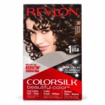 رنگ موی دائمی Revlon مدل ColorSilk 30 Dark Brown