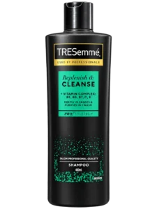 شامپو TRESemmé مدل Replenish & Cleanse حجم ۴۰۰ میلی‌لیتر