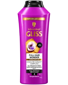 شامپو ضد ریزش مو Schwarzkopf مدل GLISS Full Hair Wonder حجم ۴۰۰ میلی‌لیتر