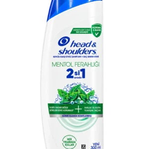 شامپو ضد شوره و کرم مراقبت مو ۲ در ۱ Head & Shoulders مدل Menthol Freshness 2 in 1 حجم ۳۰۰ میلی‌لیتر