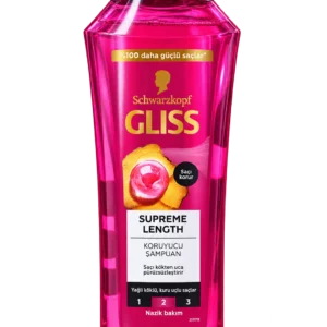 شامپو محافظ مو Schwarzkopf مدل Gliss Supreme Length حجم ۴۰۰ میلیلیتر