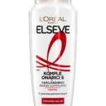 شامپو مراقبتی و بازسازی‌کننده موهای آسیب‌دیده L'Oréal Paris مدل Elseve Komple Onarıcı 5 حجم ۳۰۰ میلی‌لیتر