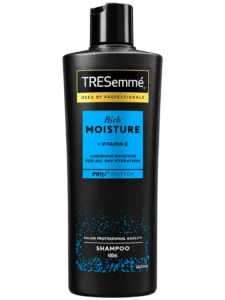 شامپو مرطوب‌کننده مو TRESemmé مدل Rich Moisture + Vitamin E حجم ۴۰۰ میلی‌لیتر