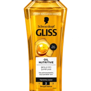 شامپو مغذی مو Schwarzkopf مدل GLISS OIL NUTRITIVE حجم ۴۰۰ میلی‌لیتر