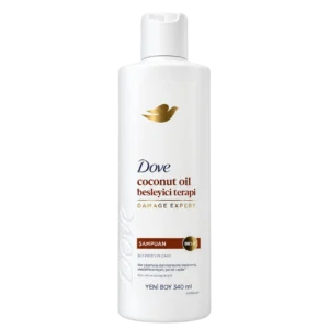 شامپو مو Dove مدل Coconut Oil Besleyici Terapi Damage Expert حجم ۳۴۰ میلی‌لیتر