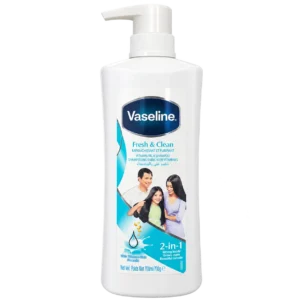 شامپو ۲ در ۱ Vaseline مدل Fresh & Clean حجم ۷۰۰ میلی‌لیتر