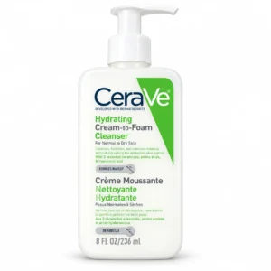شوینده و مرطوب‌کننده CeraVe مدل Hydrating Cream-to-Foam Cleanser حجم ۲۳۶ میلی‌لیتر