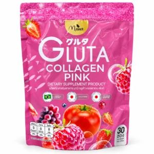 پودر کلاژن و گلوتاتیون Manee مدل Gluta Collagen Pink وزن 300 گرم