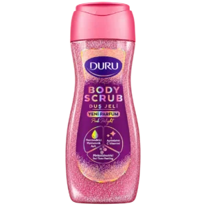 ژل دوش اسکراب بدن Duru مدل Pink Delight حجم ۴۵۰ میلی‌لیتر