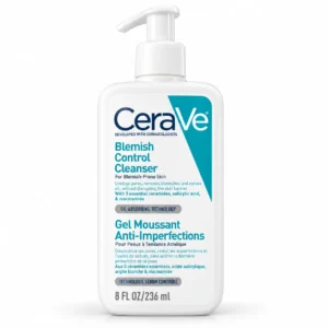 ژل شوینده ضدجوش صورت CeraVe مدل Blemish Control Cleanser حجم ۲۳۶ میلی‌لیتر