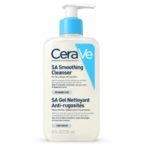 ژل شوینده و صاف‌کننده پوست CeraVe مدل SA Smoothing Cleanser حجم ۲۳۶ میلی‌لیتر