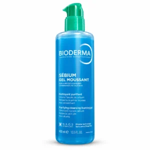 ژل واش صورت BIODERMA مدل Sébium Gel Moussant حجم ۴۰۰ میلی‌لیتر